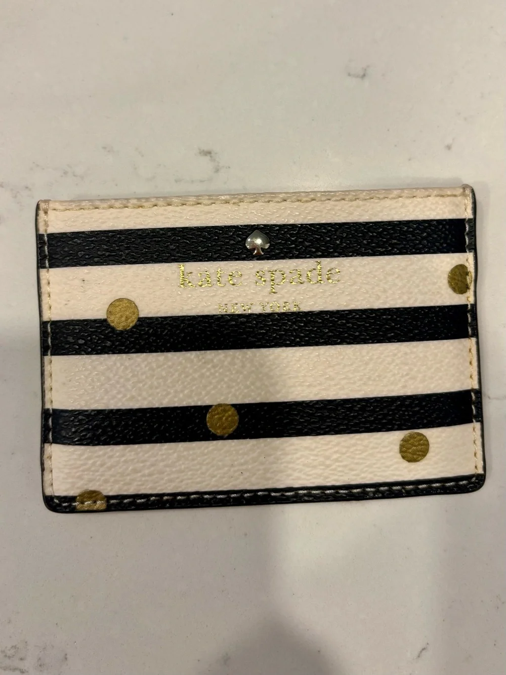 Kate Spade Hawthorne Lane Confetti Dot card holder